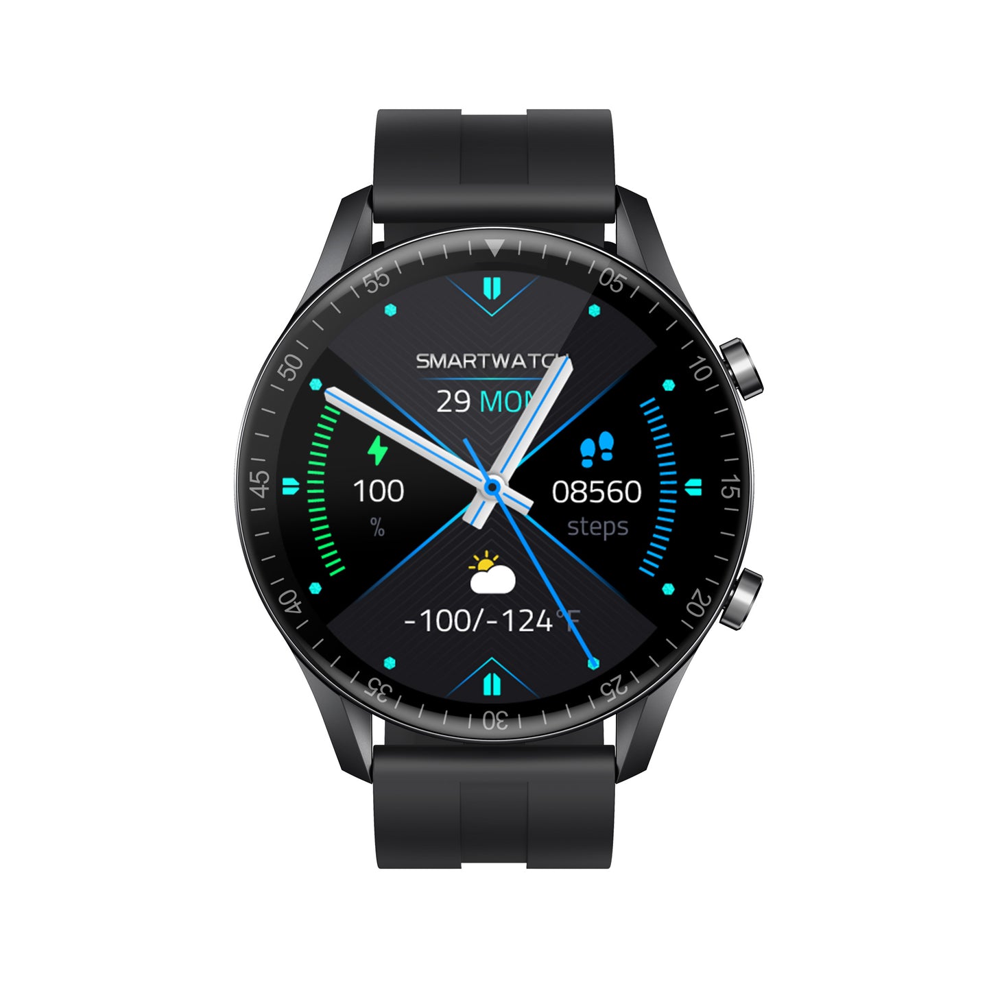 Ultimate Smartwatch: Advanced Health Monitoring & Multi-Sport Features QT26